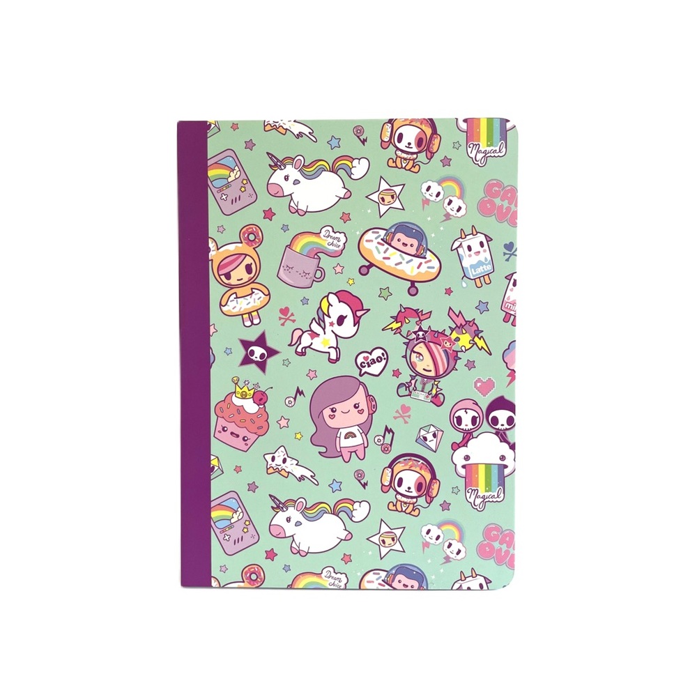 Tokidoki x iHasCupquake Notebook Cute Pastel Lined Journal Notebook NEW